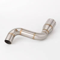 Tubo de escape de motocicleta KTM DUKE 200 2021-2023 Middle Pipe de enlace RC200 - details 3
