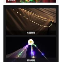 Cadena de luz LED para exteriores, cinta métrica para acampar, accesorio de iluminación para carpa, luz ambiental para campamento, luz para acampar - details 6