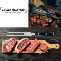 Tenedores de barbacoa de acero inoxidable, 2 uds., rved de 10 pulgadas para servir, cocinar, asar y hornear - details 3