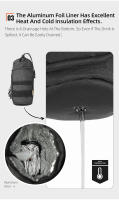 Rhinowalk-portabotellas para motocicleta, bolsa para hervidor con aislamiento de Motor, soporte para vasos de liberación rápida con sistema MOLLE en bolsa para motocicleta - details 11