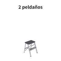Escalera de Aluminio Plegable Súper Resistente hasta 150Kg Antideslizante, Altura de Trabajo de 245cm, 2 Peldaños - details 4