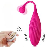Vibrador Control Remoto de Silicona Estimulador de Punto G para Mujeres Juguete Sexual Adulto - details 0