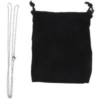Cadena de joyería para mujer, collar de acero inoxidable "O", plateado, 2 mm de ancho, 65 cm de largo - details 3