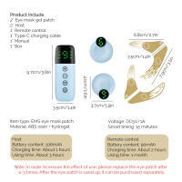EMS parche máscara para ojos masaje de belleza para ojos levantamiento Facial antiarrugas cuidado de la piel ojeras alivia la fatiga - details 13