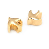 Espaciador de arco iris y Luna de latón, Color oro de 18K, paloma, estrella, nube, cilindro, pulsera ovalada, cuentas, fabricación de joyería, accesorios Diy - details 32