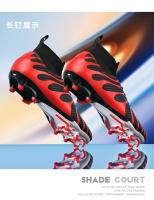 Alta parte superior transpirable zapatos de fútbol hierba artificial antideslizante zapatillas - details 26