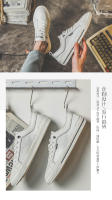 Zapatos de cuero con cabeza redonda, calzado informal de malla, bajo, diario, color blanco - details 15