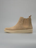 Botas Chelsea casuales de cuero premium británico, piel de alta calidad, color sólido. - details 15