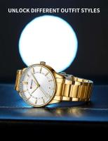Reloj de Cuarzo Elegante CURREN 8430 Estilo Clásico de Moda para Hombres - details 3