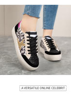 Nuevos zapatos ligeros de junta antideslizante suela suave de las mujeres de la plataforma casual zapatos de moda estrella blanco zapatos. - details 2