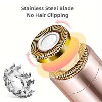 Novedad Sin Flaw Afeitadora Portátil Recargable para Mujeres Eliminadora de Vello Corporal sin Dolor para Cara y Ombligo Accesorio de Belleza - details 3