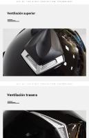 Casco moto integral hombre aire libre Deportes MX Carreras de Locomotora - details 16