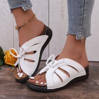 Zapatillas de tacón de cuña para mujer, zapatos de verano - details 0