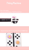 -funda protectora para Switch Lite, ajuste perfecto con agarre antiarañazos para Switch y Switch Lite, lindas tapas basculantes, 4 piezas - details 10