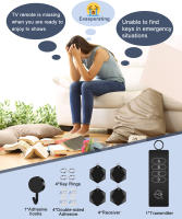 Localizador de Llaves Awapow Anti Lost Portátil Inalámbrico Inteligente para Mascotas Monedero de Seguimiento de Dispositivo 4 Receptores - details 4