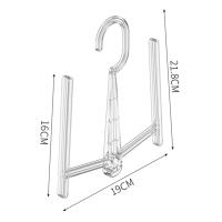Zapatero de plástico para ahorro de espacio, colgador de zapatos, estante de secado, adecuado para varios tipos de zapatos - details 2