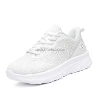 Nuevos zapatos deportivos de fitness de malla tejida con cordones verdes para caminar para mujer 35-42 #   marca de gran tamaño conocida - details 1