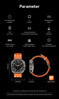 Relojes inteligentes hombre Fitness exterior deporte Seguimiento GPS ritmo cardíaco presión arterial mujer reloj - details 29