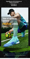 AG,TF,Zapatos de fútbol,Site dedicado a césped artificial,Escena completa de entrenamiento de competición,Actualización transpirable antideslizante - details 2