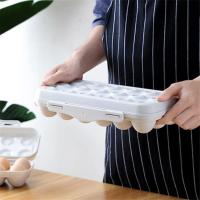 Soporte de bandeja de huevos de colores, caja de almacenamiento de huevos acrílica anticaída portátil - details 4