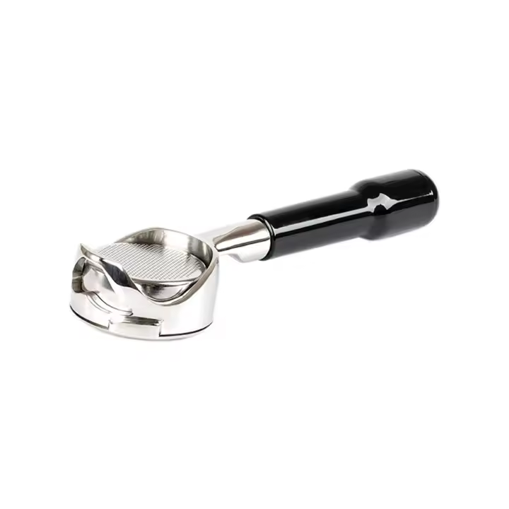Mango de café de diseño hueco de 58mm para cafetera E61, cabezal de elaboración, mango de extracción sin fondo de acero inoxidable - 1