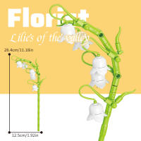 Building block bouquet simulation of flowers female gift assembly small particle building block children's assembly toy - details 8