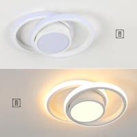 Goeco Lámpara de Techo LED Estilo Nórdico Iluminación Moderna 32W Plafón Redondo - details 6