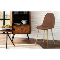 Sillas de Comedor para la Cocina, Sillones para el Salón, Color Marrón, Brown, Set of 2, 2 Unidades