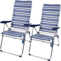 Conjunto 2 Sillas Pleg Alu 5pos 61x66x108cmc/asa-mykonos - details 0