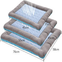 Alfombrilla refrescante para gato, manta transpirable para sofá, cama lavable de verano para perros pequeños, medianos y grandes - details 0