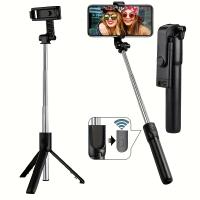 1pc Palo Selfie Móvil, Trípode Retráctil con Mando a Distancia Inalámbrico, Compatible con iPhone y Smartphones Android para Viajes, Vlogs, Vídeos y Selfies - details 7