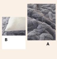 Manta de Invierno Super Grosora y Cálida para Cama con Peso de Cachemira Artificial Suave y Cómoda Calidez de Cojín de Cuero de Lamb - details 3