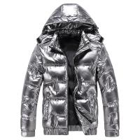 Chaqueta casual de invierno para hombre, almohadilla de espuma impermeable, chaqueta cálida con capucha - details 3