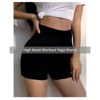 Pantalones cortos de Yoga de cintura alta para mujer, mallas deportivas sin costuras para correr, mallas deportivas, pantalones de entrenamiento - details 0