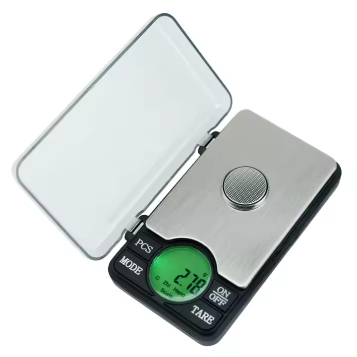 Báscula Digital de bolsillo para joyería, balanza electrónica de precisión de 600G/0,01G, con pantalla Lcd retroiluminada, 0,01 gramos - 1