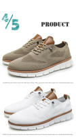 Zapatos de cuero sin cordones para hombre, zapatillas cómodas, informales, a la moda británica, para exteriores - details 3