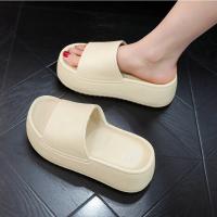 Zapatillas de Casa de Moda para Mujeres Suela Gruesa de 6cm Antideslizantes Elevadas para el Verano - details 2