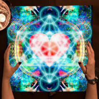 Mantel de Vida Mandala Altar Pagano de Brujería Divinación Tarot Galaxia - details 0