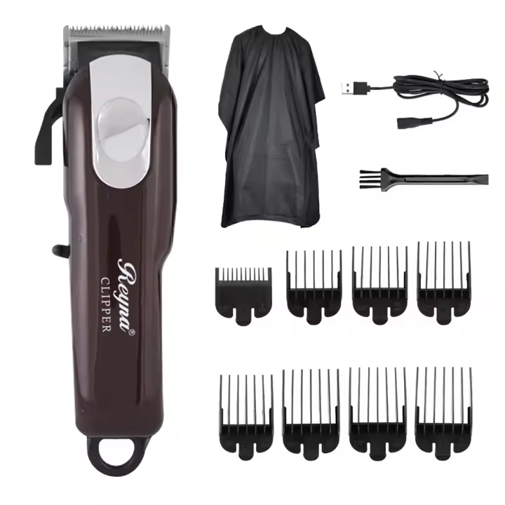 Cortadora de pelo eléctrica Vintage T9, afeitadora de barba profesional recargable para hombres - 1