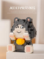 Micro particle building blocks cute and adorable dolls building blocks pet cats cartoon models jewelry children's toys - details 7