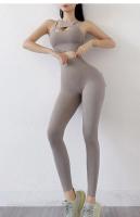 Mallas deportivas elásticas de cintura alta para mujer, pantalones ajustados de Color sólido para entrenamiento, venta al por mayor, para correr, gimnasio, Fitness, Yoga - details 37
