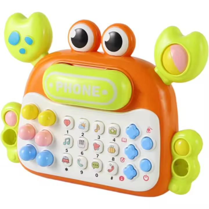 Juguete de Aprendizaje Temprano para niños, Juguete de Desarrollo cognitivo, teléfono con luz, Historia para educación temprana - 1