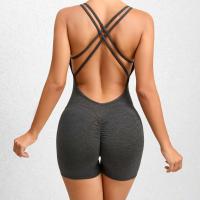 Ropa de mujer, tops, ropa deportiva, conjunto de ropa deportiva, bolsa de yoga, mono, sujetador para exteriores, mono ancho de una pieza para gimnasio 2024 - details 39