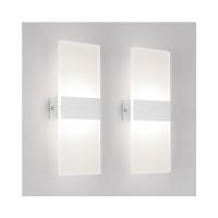 Apliques de Pared Moderno Lampada da parete Interior 24W Lámpara de Pared Decoración del Hogar Dormitorio Pasillo Entrada Blanco cálido 3000K (Gris oscuro) - details 10