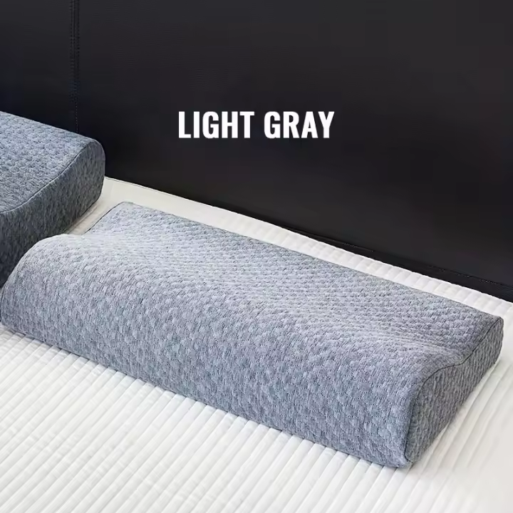 Almohada Esponja de Memoria Soporte Cervical Almohada de Cintura Cómoda y Suave Almohada de Viaje Primavera Verano - 1