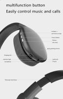 Auriculares Bluetooth inalámbricos con reducción de ruido inteligente para sonido estéreo bass pesado compatible con iOS Android AUX PC para juegos - details 11