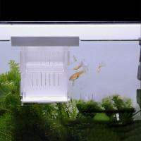 Caja de aislamiento de peces de acrílico, transparente, desmontable, flotante, para incubar pecera - details 3