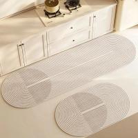 Alfombra de cocina superabsorbente, diatomita larga, suave, washa, antideslizante, para entrada del baño - details 9