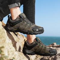 Zapatos de Senderismo para Hombres HikeUp Zapatillas Tácticas de Cuero de Ante - details 17