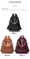 Mochila De Cuero pu para mujer, bolso de hombro femenino, mochila de viaje vintage, mochila de trabajo informal, regalo - details 3